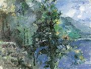 Lovis Corinth, Walchensee mit Abhang des Jochberges